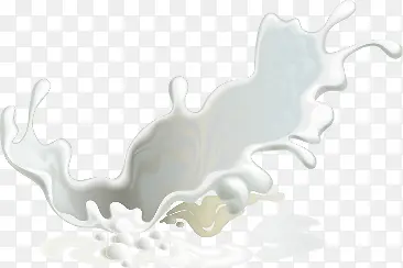喷溅的牛奶效果