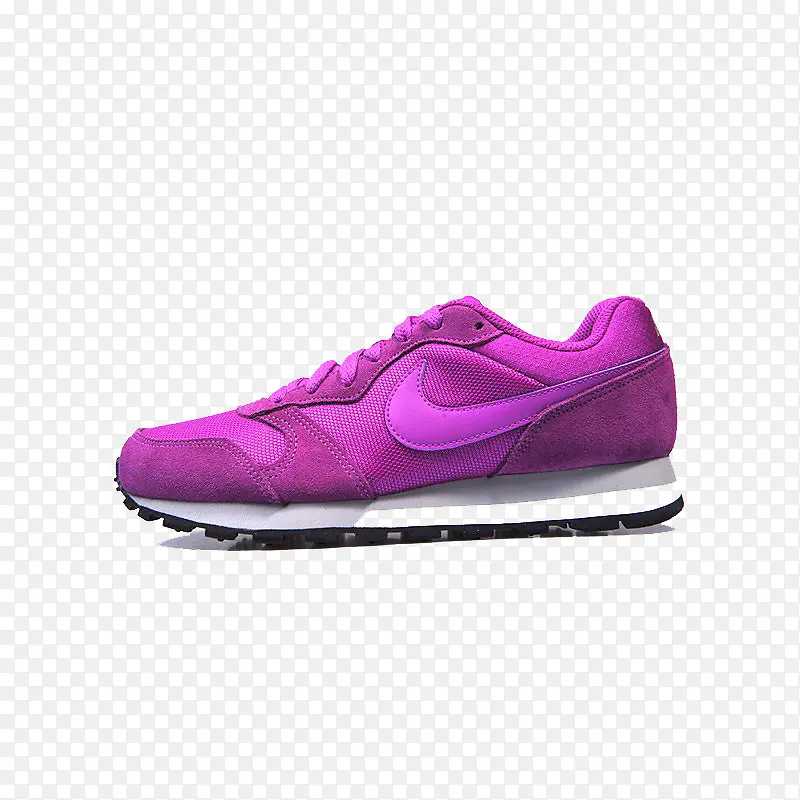 紫色耐克流行鞋