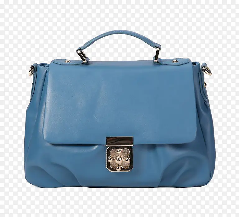 蓝色女士手提包
