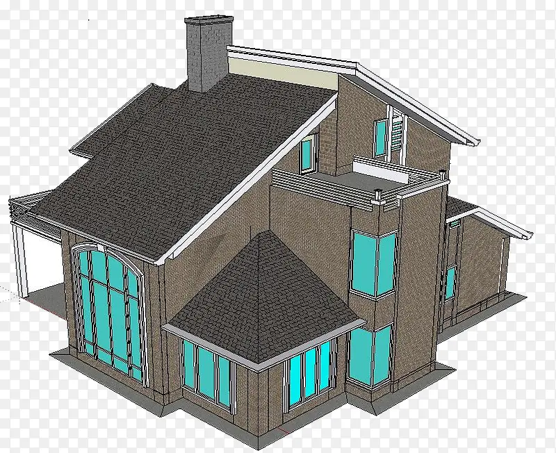 3D立体房屋图