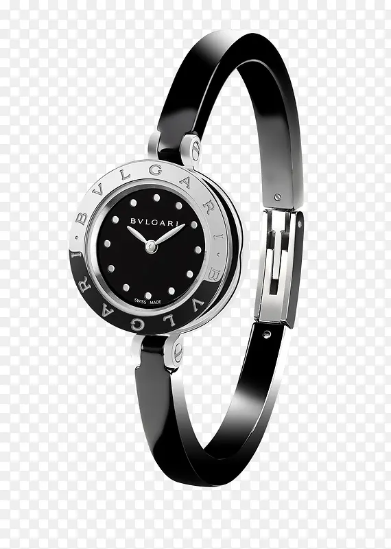 宝格丽黑色装饰腕表手表女表