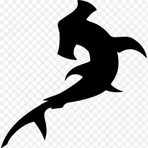 双髻鲨鱼形图标