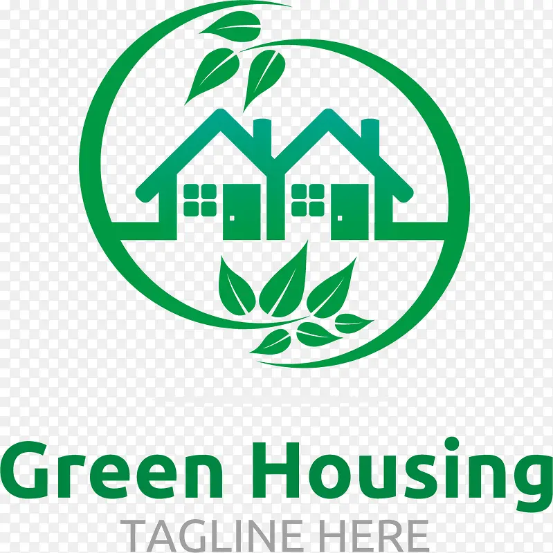 绿色房子企业标志