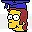 Simpsons Family Grad Homer Ico