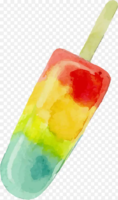 卡通夏天雪糕插画设计
