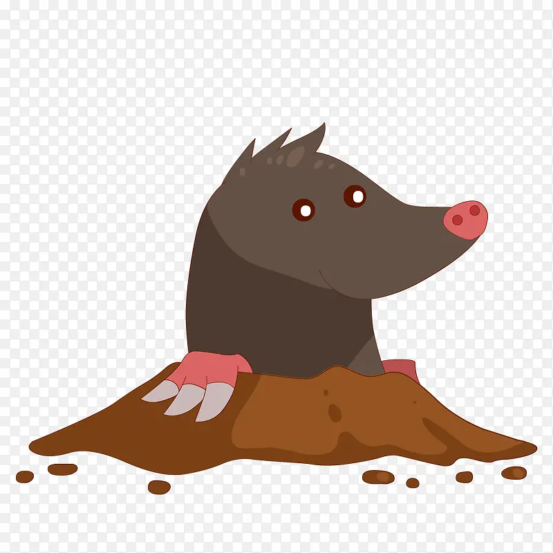 卡通田鼠动物设计