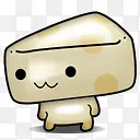 白色奶酪小人