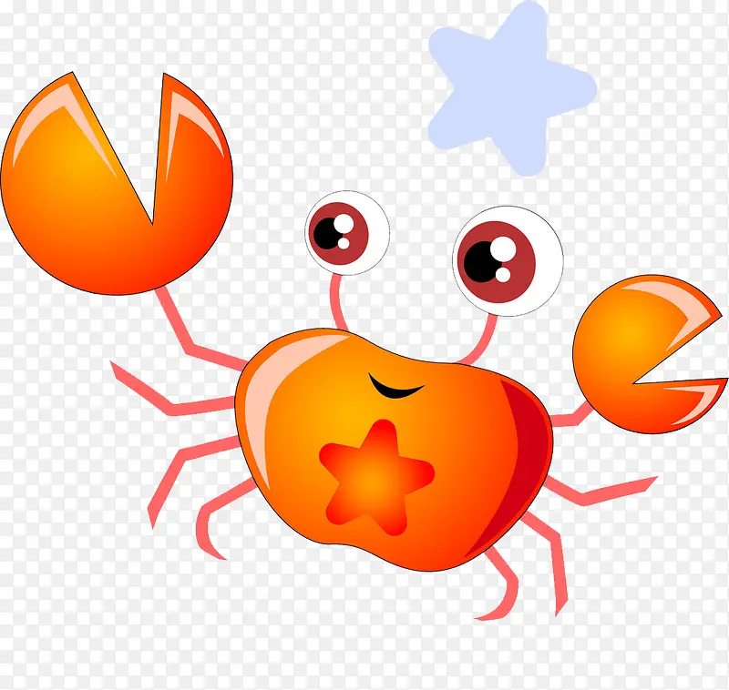 一只螃蟹