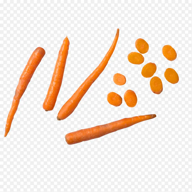 橙色胡萝卜