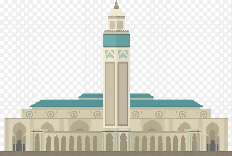 对称风格矢量摩洛哥建筑