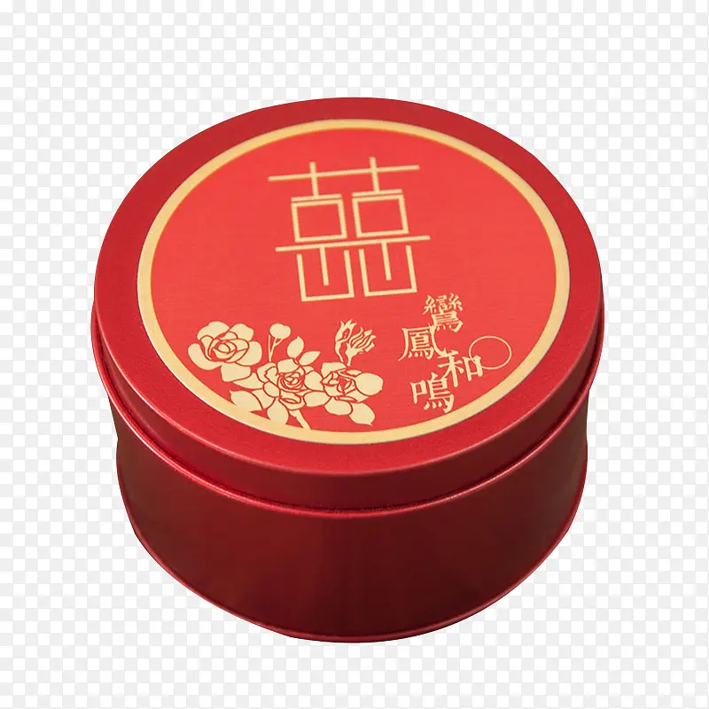 中式圆形喜糖盒