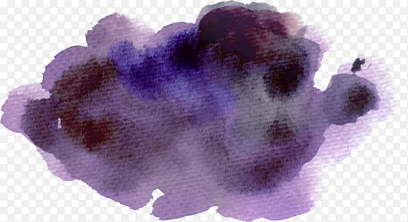 紫色水彩效果