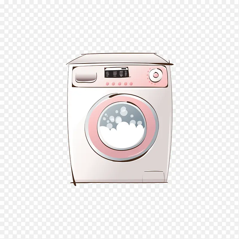 灰色的洗衣机