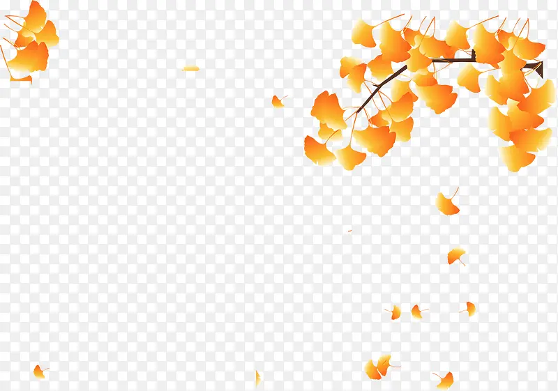 秋天的枫叶彩绘高清