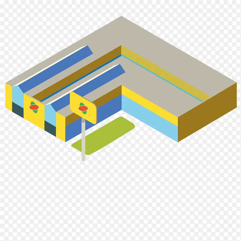 矢量3d模型房子建筑小屋