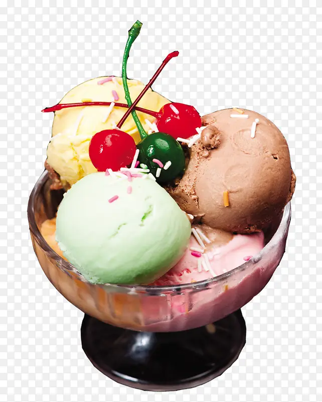 冰淇淋剪影冰激凌  精美冰淇淋