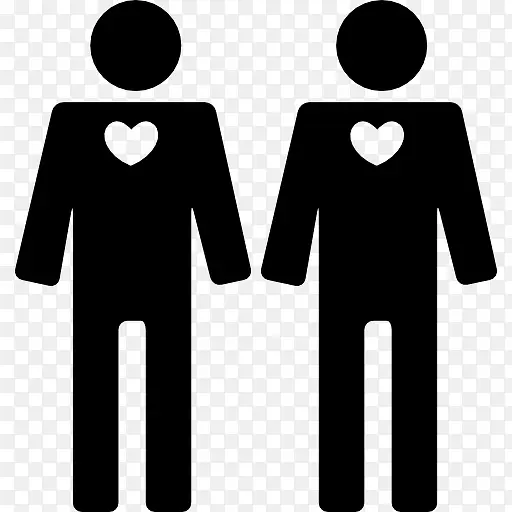 同性恋夫妇在爱图标