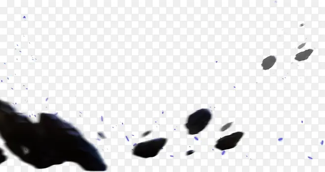 漂浮的碎石子