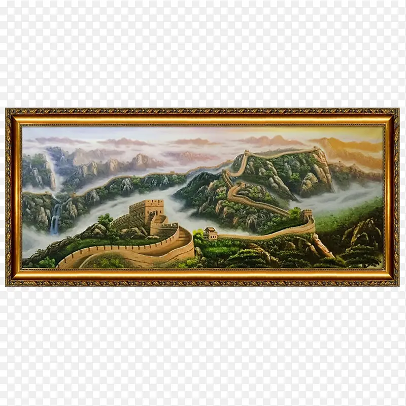万里长城别墅装饰画