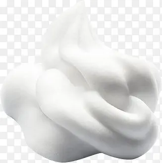 创意合成白色的冰激凌