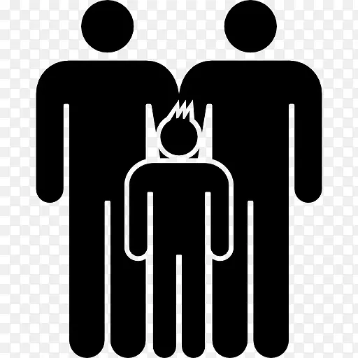 家庭中男性三人图标PNG图片素材下载_图片编号qealemeq-免抠素材网