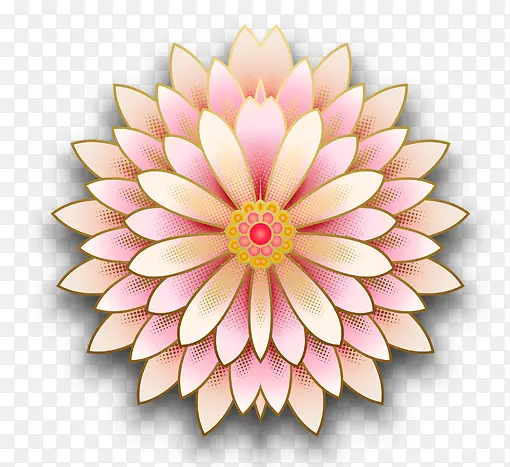 装饰微立体花卉素材