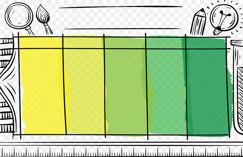 手绘涂鸦开学课表