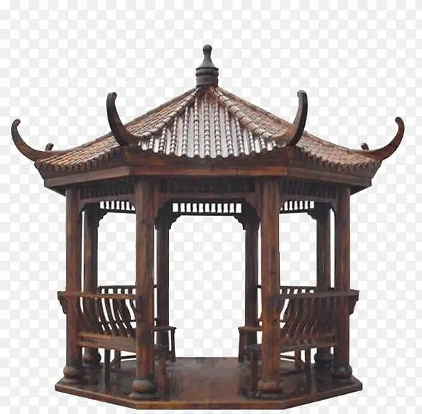 中国古代八角凉亭