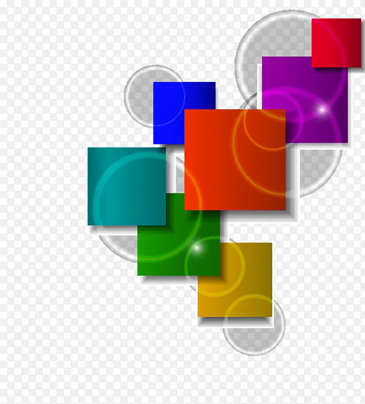 正方形彩色方块
