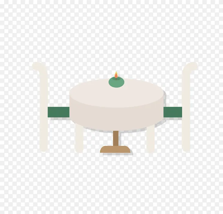 扁平化餐桌