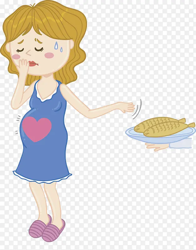 不爱吃鱼孕妇
