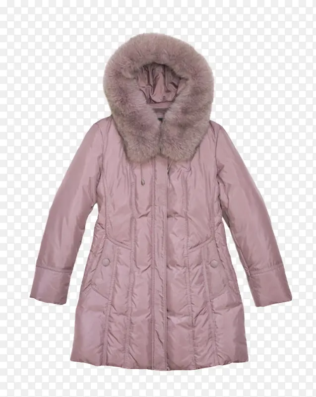 粉红色女装保暖衣服棉袄实物