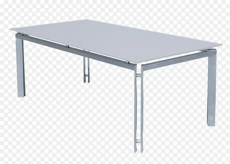白色钢化桌面