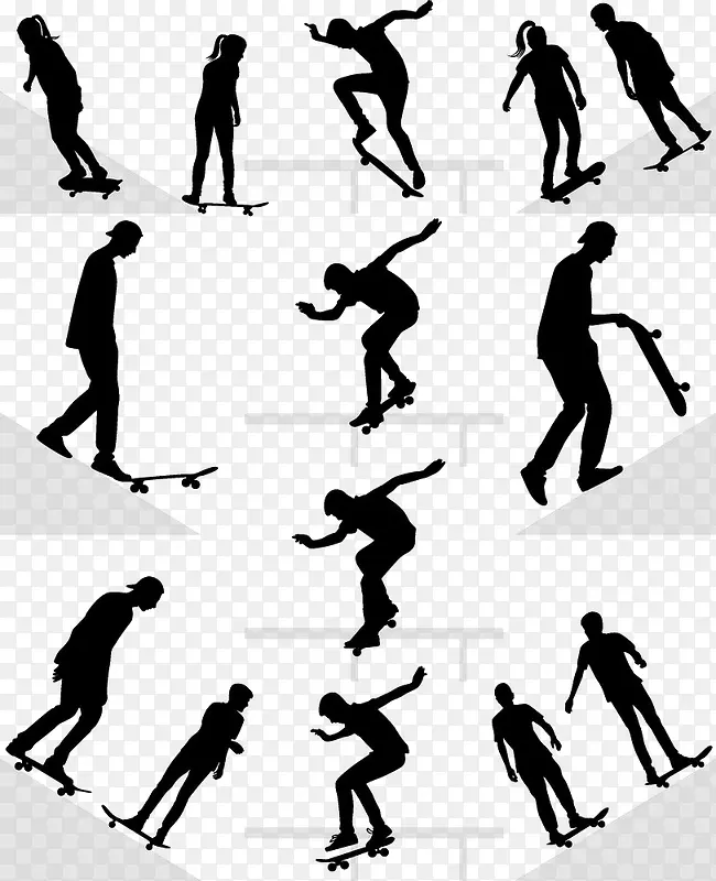 滑板运动动作