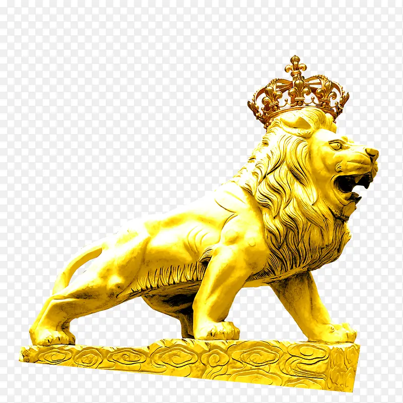 狮子雕塑素材