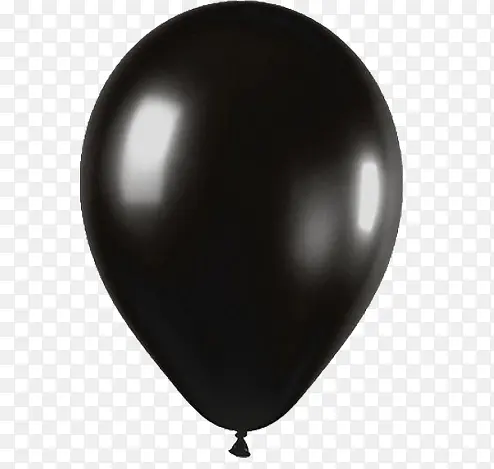 一个黑色气球