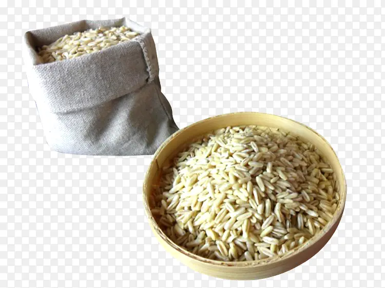 农家燕麦米免抠素材