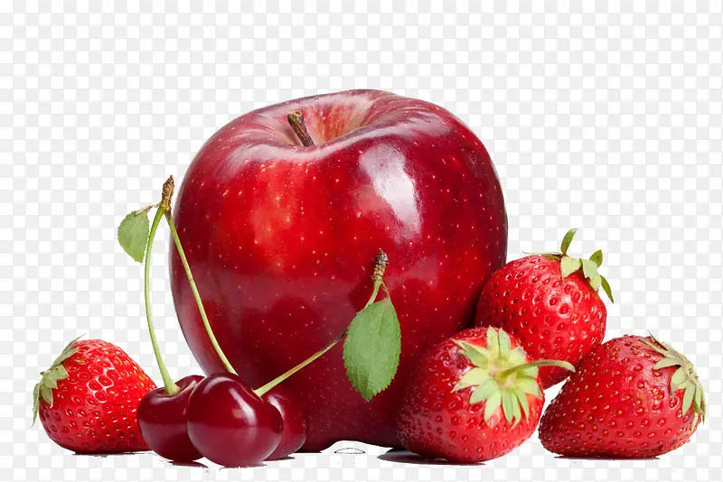 苹果草莓 素材