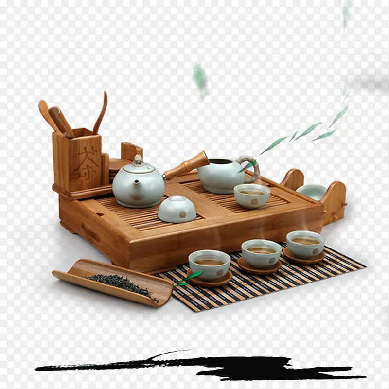 中国风陶瓷茶具实物