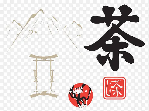 古典中国风文艺装饰广告设计茶道