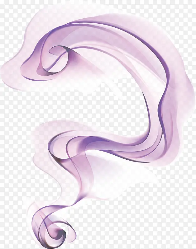 紫色气体形状