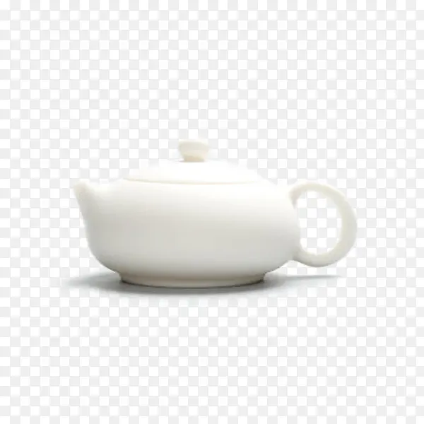德化白瓷茶壶西施壶