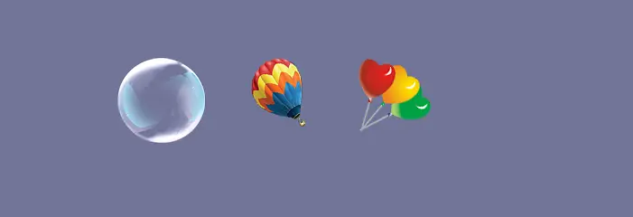 气球 气泡 心形气球
