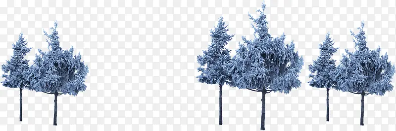 冬日复古美景大树