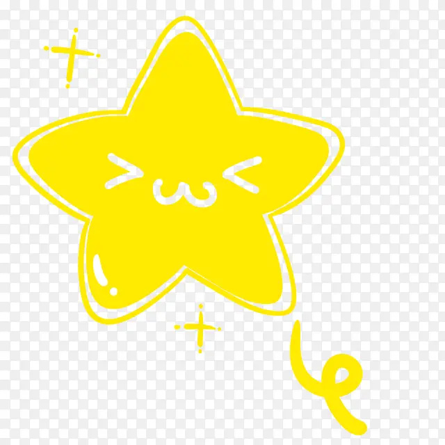 黄色星星装饰图案