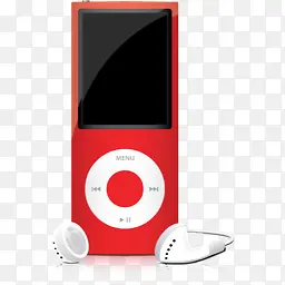 iPod红iPod的彩色图标