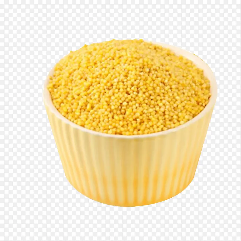 一盆黄小米有机小米米缸