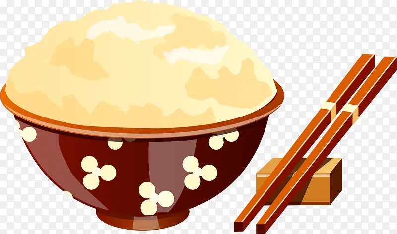 筷子和一碗米饭