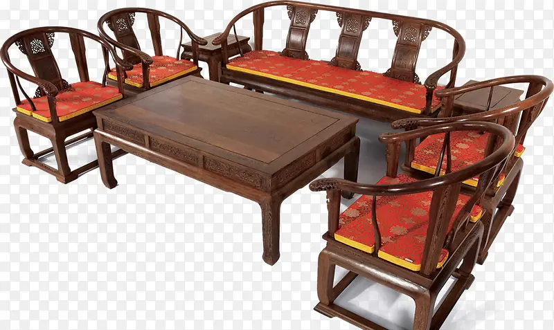 茶具木头桌椅
