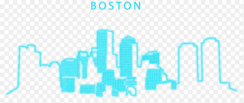 天蓝色波士顿